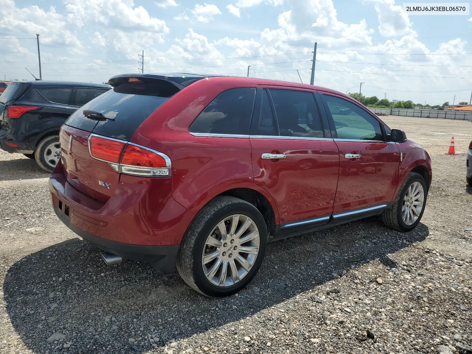 2014 Lincoln Mkx VIN: 2LMDJ6JK3EBL06570 Lot: 63630404