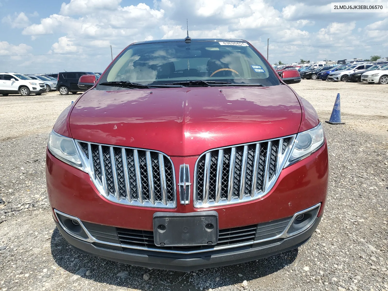 2014 Lincoln Mkx VIN: 2LMDJ6JK3EBL06570 Lot: 63630404