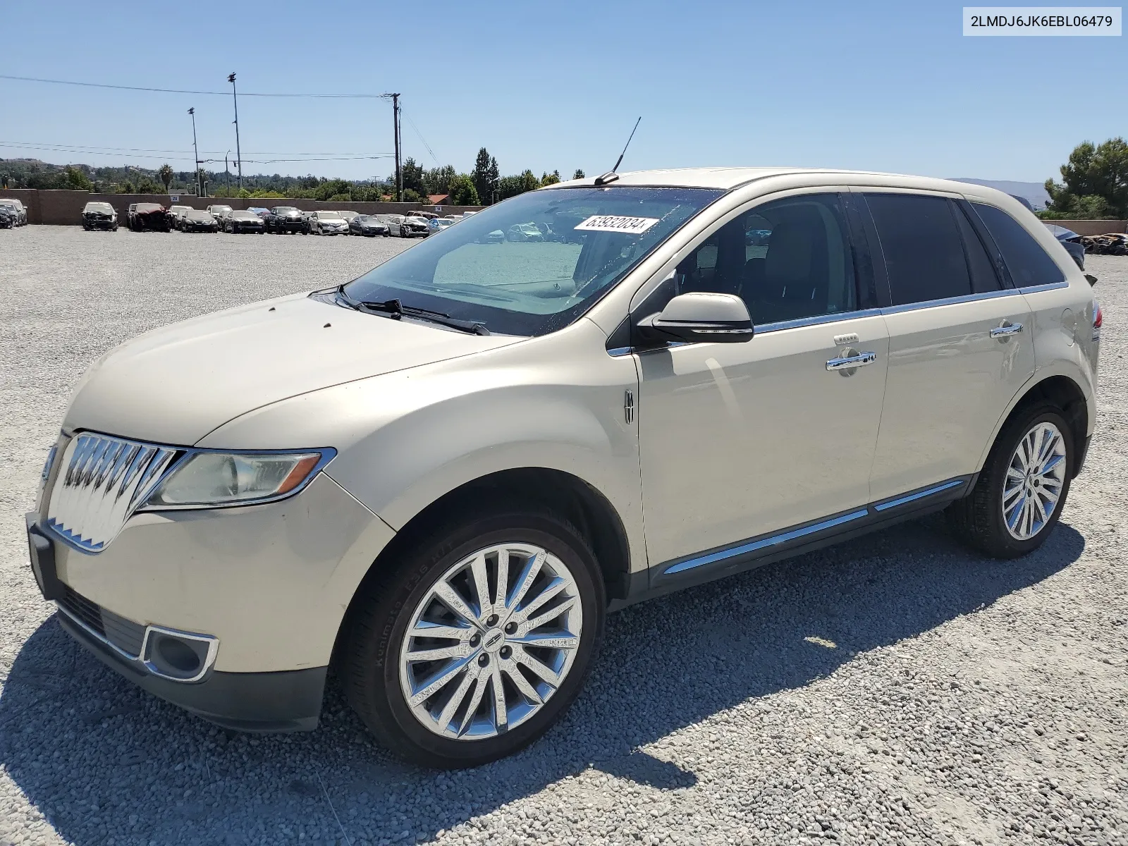 2014 Lincoln Mkx VIN: 2LMDJ6JK6EBL06479 Lot: 63932034