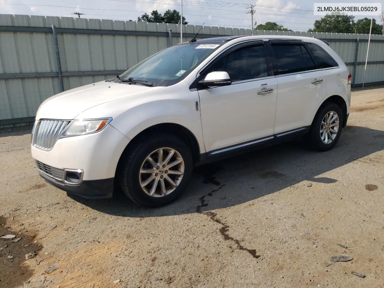 2014 Lincoln Mkx VIN: 2LMDJ6JK3EBL05029 Lot: 67513164