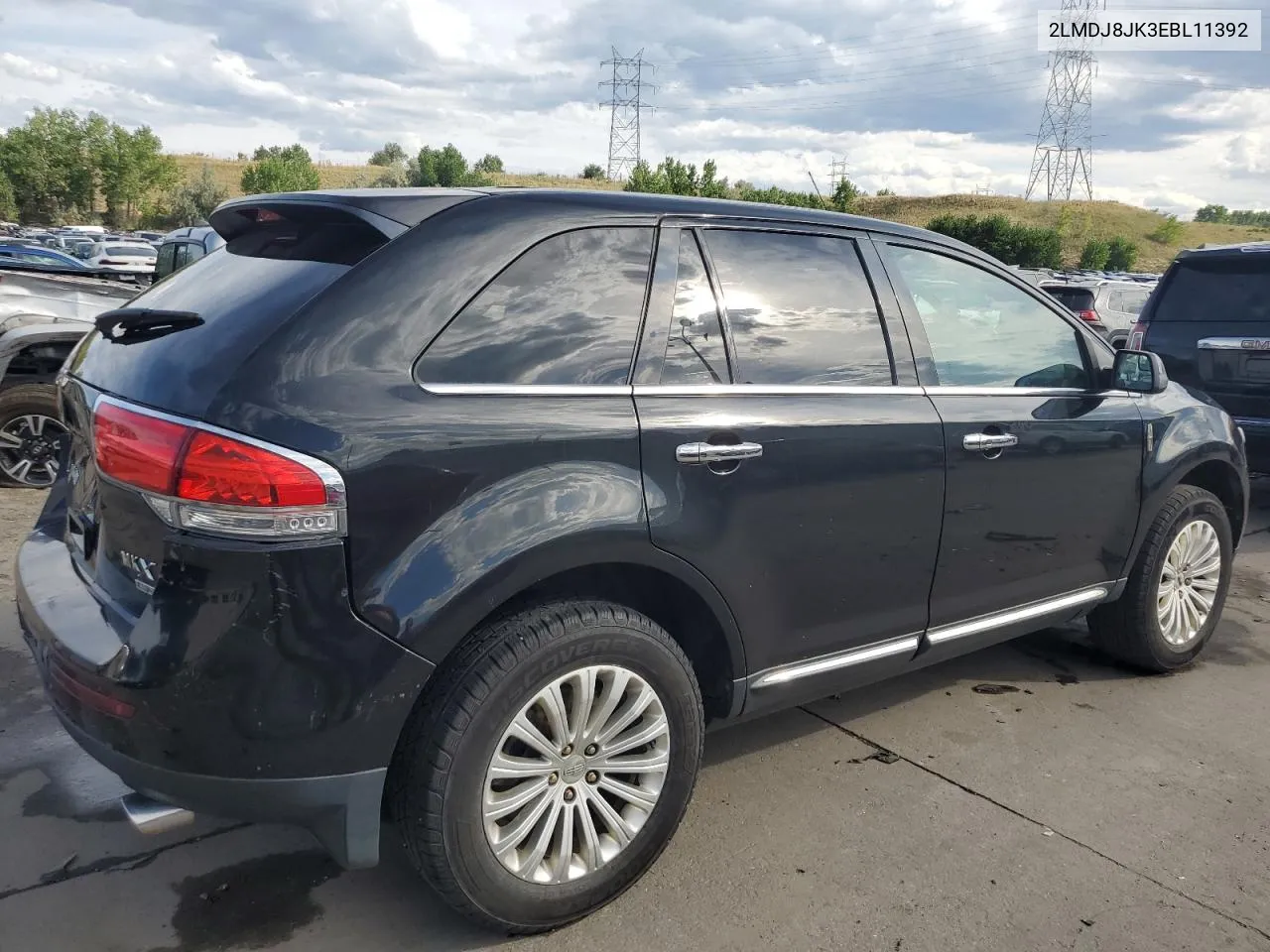 2014 Lincoln Mkx VIN: 2LMDJ8JK3EBL11392 Lot: 69517884