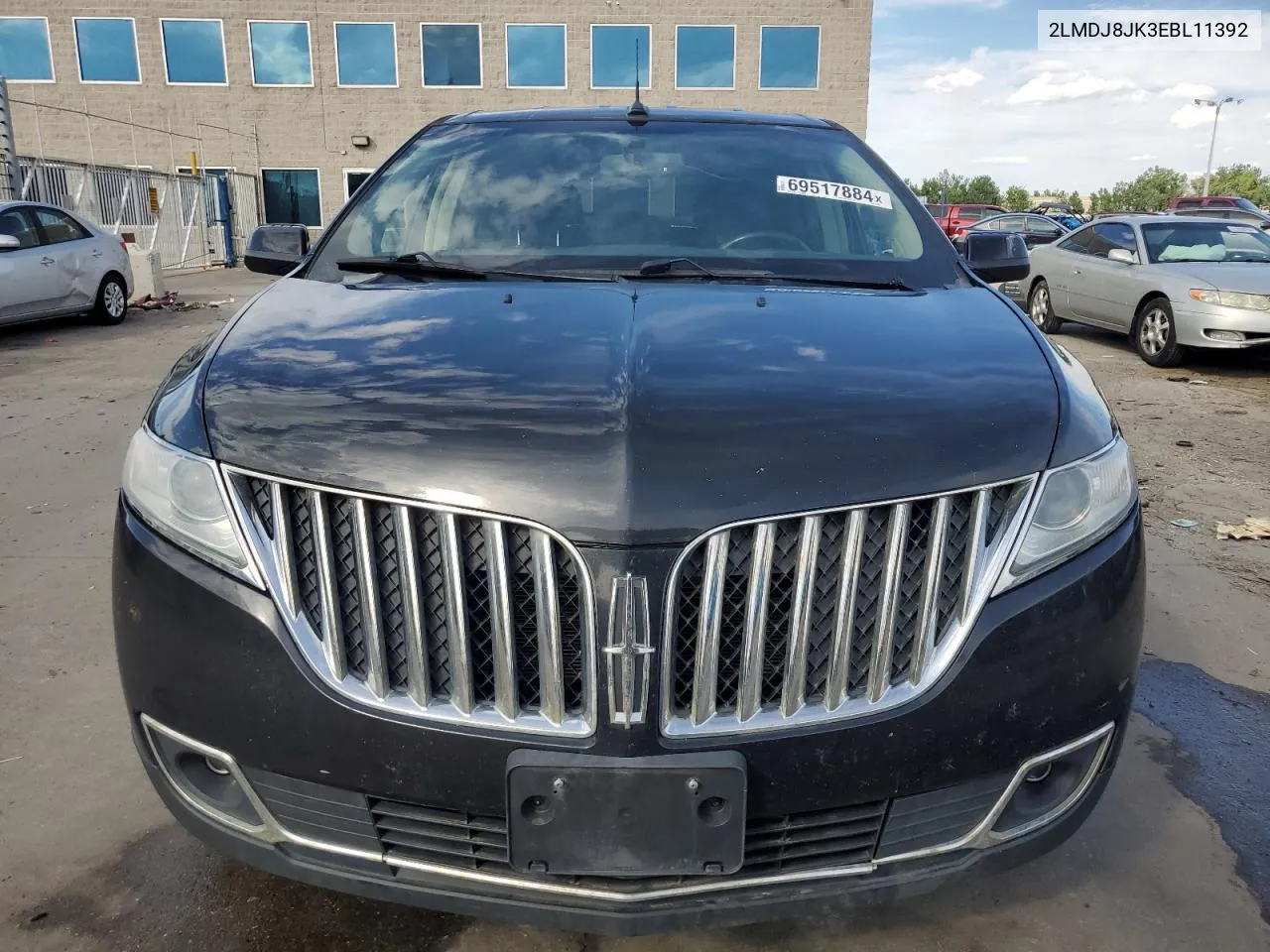 2014 Lincoln Mkx VIN: 2LMDJ8JK3EBL11392 Lot: 69517884