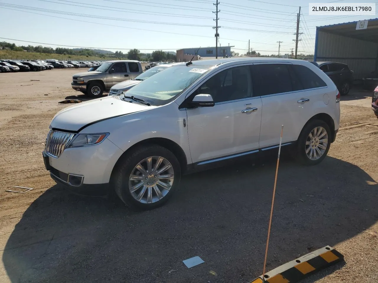 2014 Lincoln Mkx VIN: 2LMDJ8JK6EBL17980 Lot: 69587114