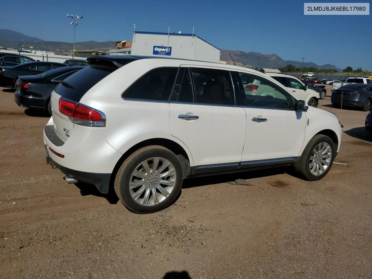 2014 Lincoln Mkx VIN: 2LMDJ8JK6EBL17980 Lot: 69587114