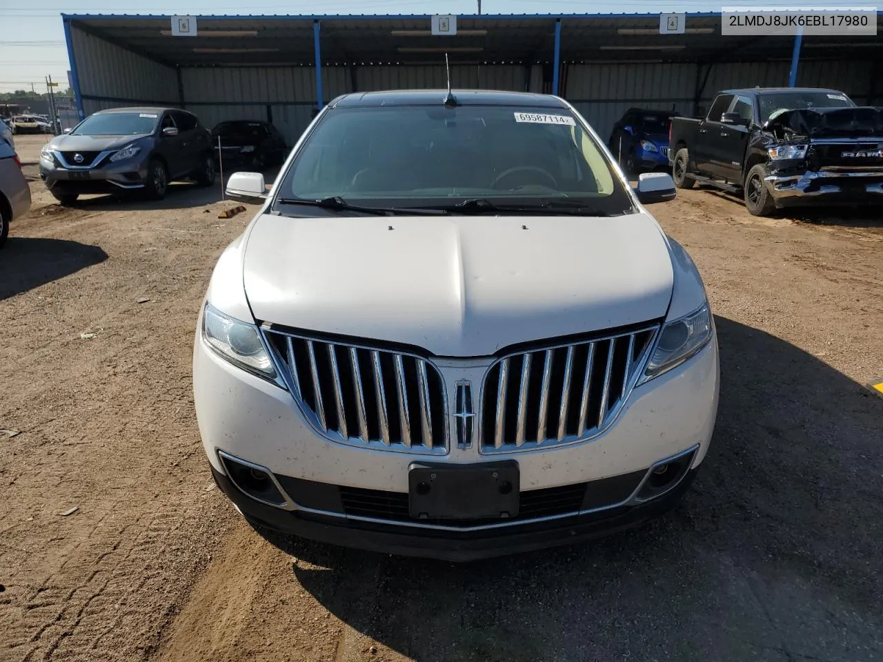 2014 Lincoln Mkx VIN: 2LMDJ8JK6EBL17980 Lot: 69587114