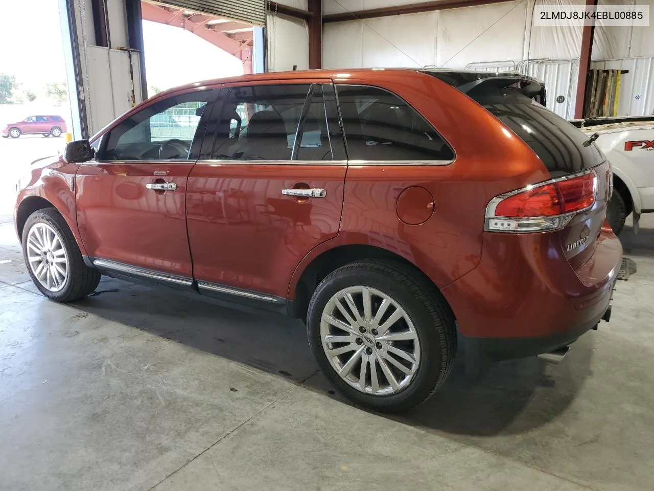 2LMDJ8JK4EBL00885 2014 Lincoln Mkx