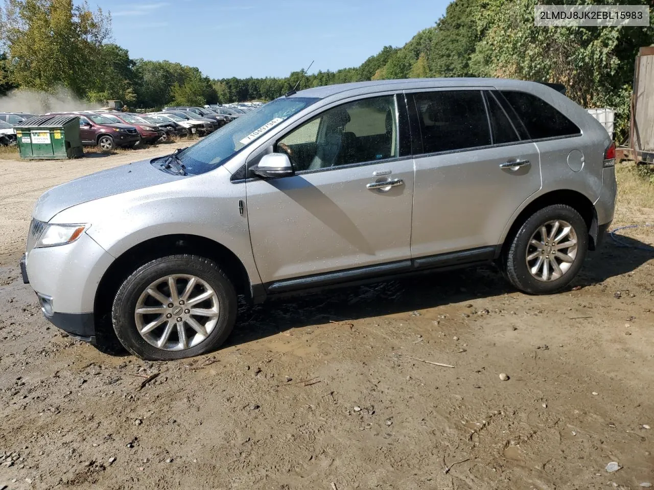 2014 Lincoln Mkx VIN: 2LMDJ8JK2EBL15983 Lot: 71049794