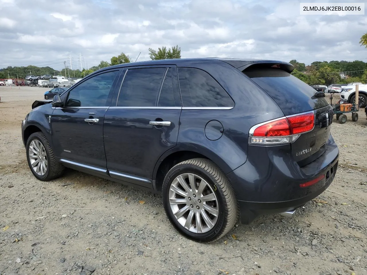 2014 Lincoln Mkx VIN: 2LMDJ6JK2EBL00016 Lot: 71876264