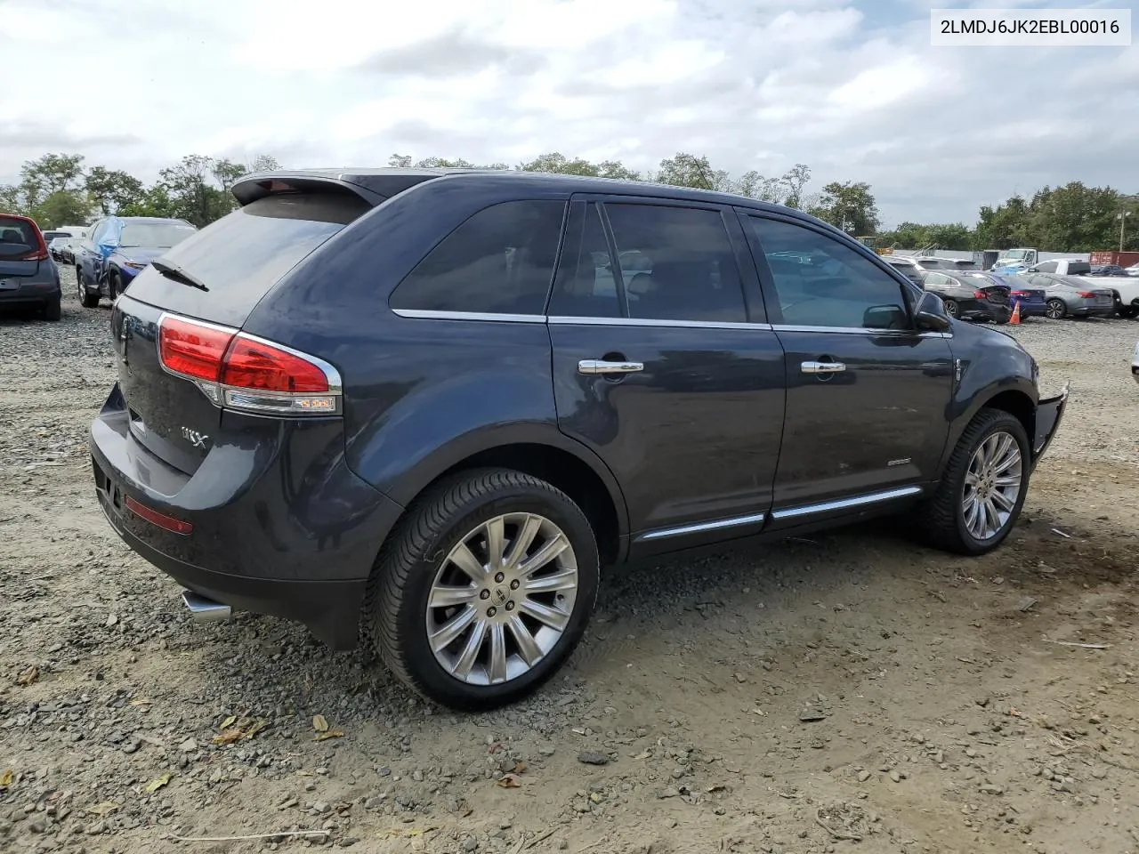 2014 Lincoln Mkx VIN: 2LMDJ6JK2EBL00016 Lot: 71876264