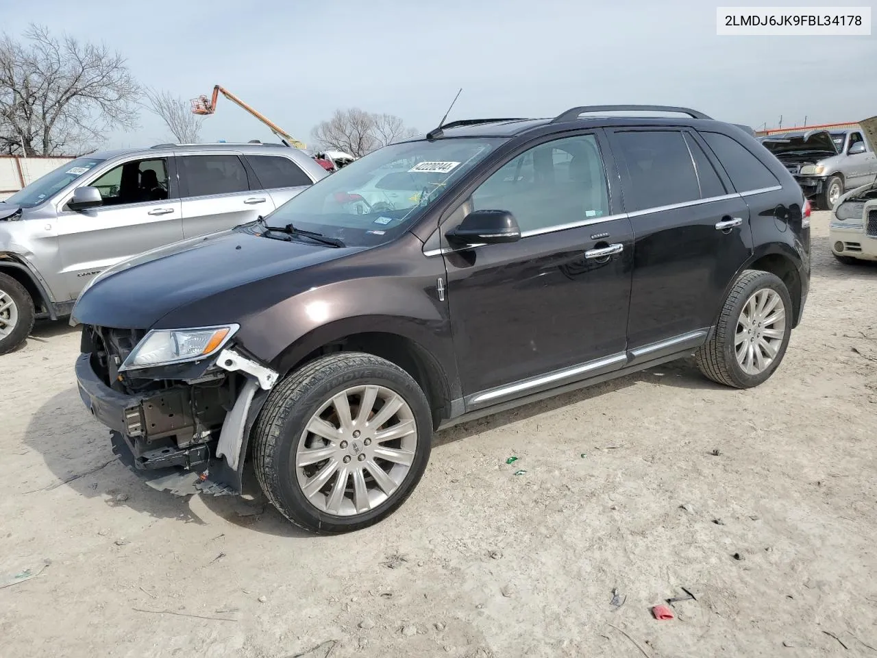 2LMDJ6JK9FBL34178 2015 Lincoln Mkx