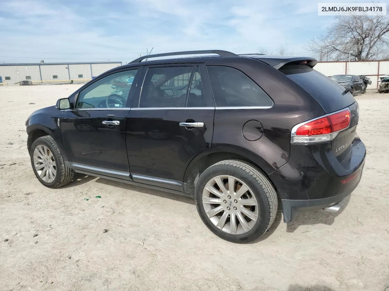 2015 Lincoln Mkx VIN: 2LMDJ6JK9FBL34178 Lot: 42220244