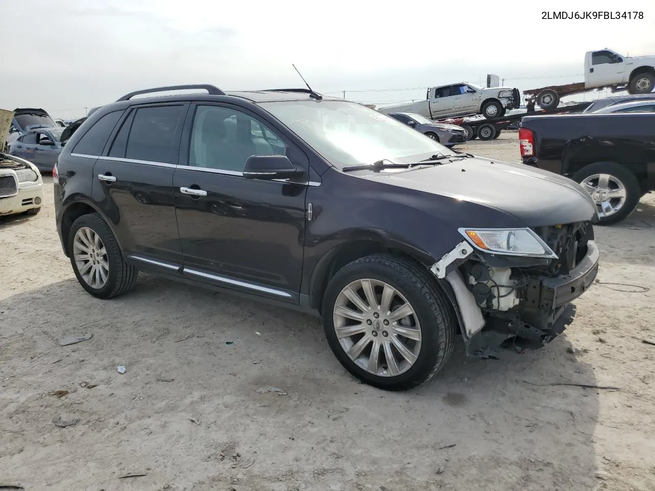 2015 Lincoln Mkx VIN: 2LMDJ6JK9FBL34178 Lot: 42220244