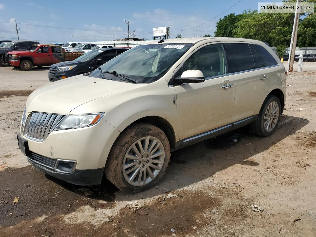 2LMDJ6JK8FBL21177 2015 Lincoln Mkx