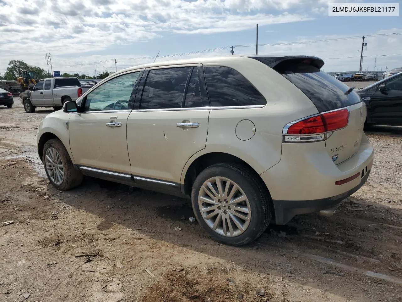 2015 Lincoln Mkx VIN: 2LMDJ6JK8FBL21177 Lot: 53502134