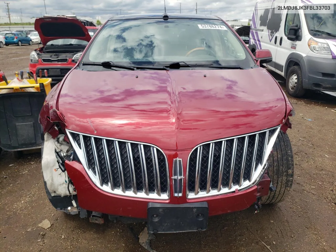 2LMDJ8JK3FBL33703 2015 Lincoln Mkx