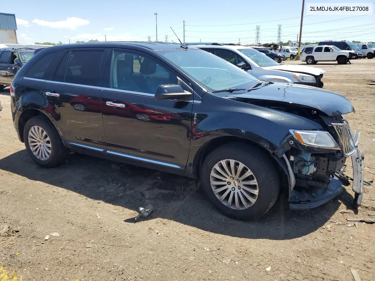 2015 Lincoln Mkx VIN: 2LMDJ6JK4FBL27008 Lot: 57682094