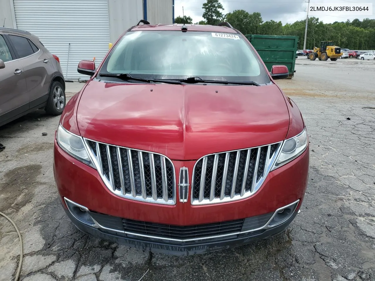 2LMDJ6JK3FBL30644 2015 Lincoln Mkx