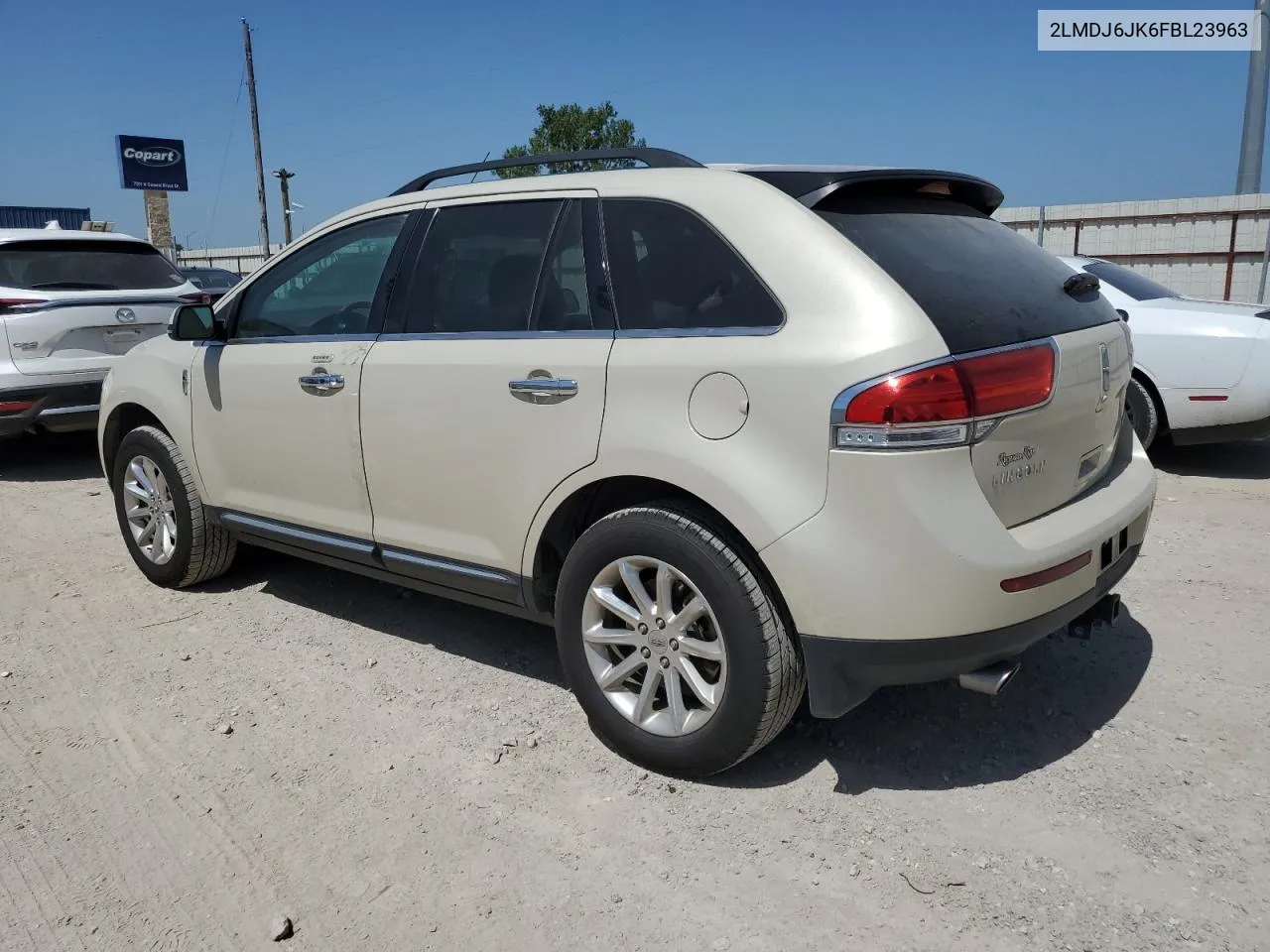 2015 Lincoln Mkx VIN: 2LMDJ6JK6FBL23963 Lot: 61332144