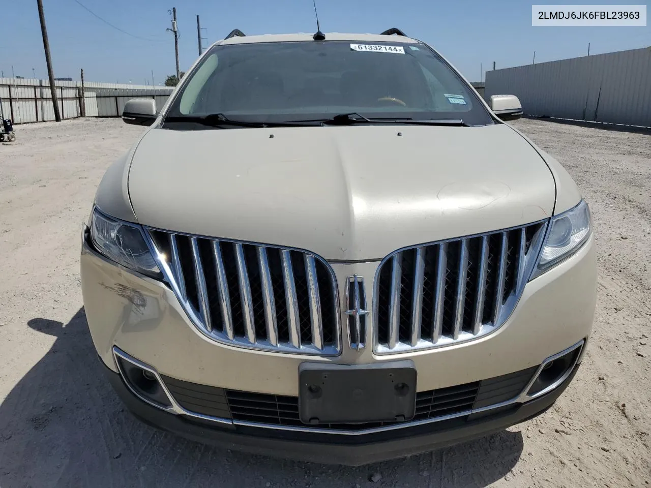 2LMDJ6JK6FBL23963 2015 Lincoln Mkx