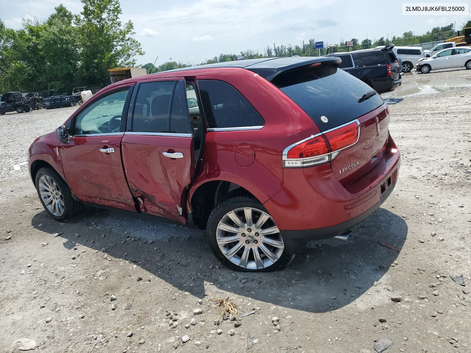 2015 Lincoln Mkx VIN: 2LMDJ8JK6FBL25000 Lot: 62340474