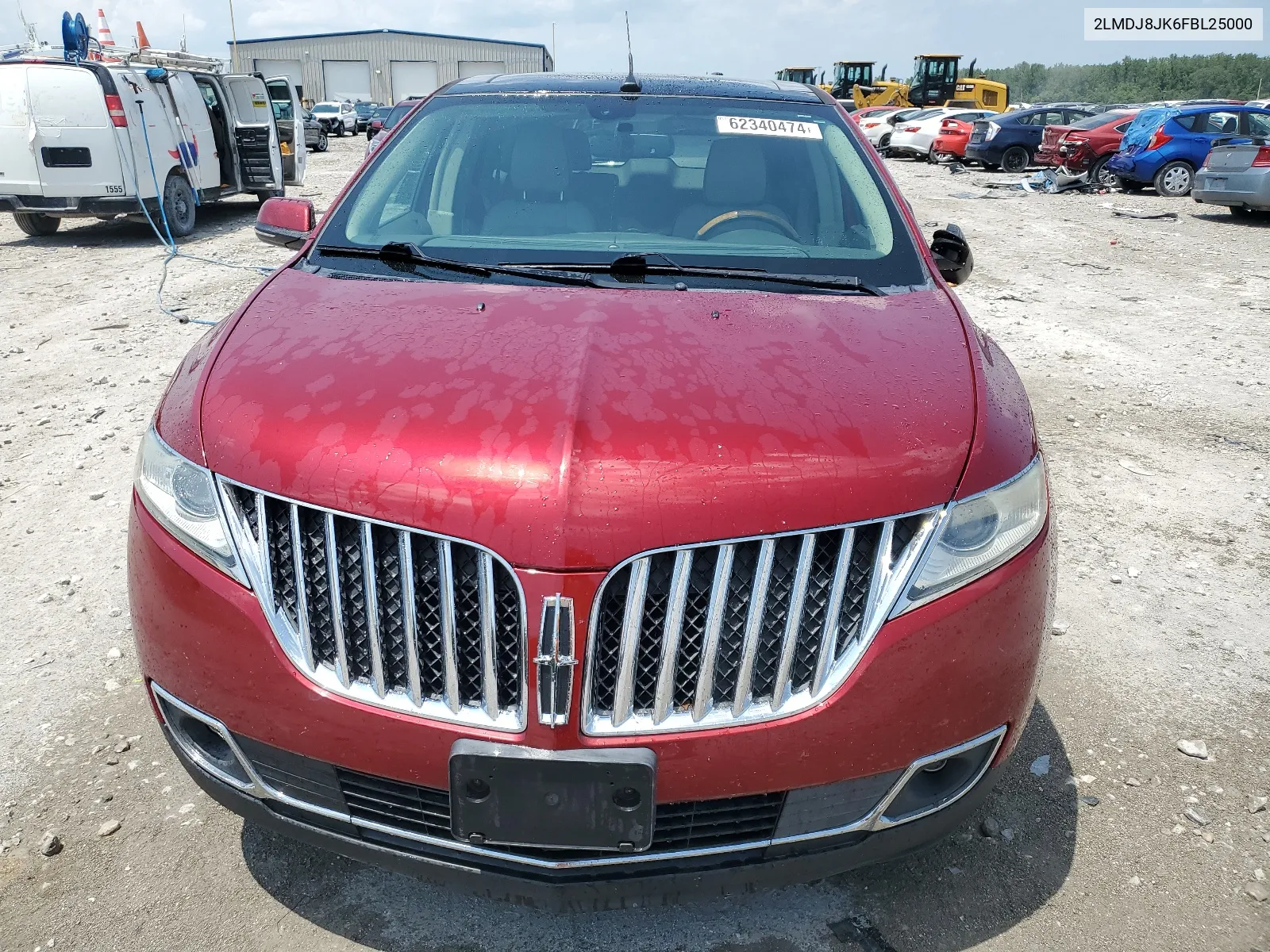 2015 Lincoln Mkx VIN: 2LMDJ8JK6FBL25000 Lot: 62340474