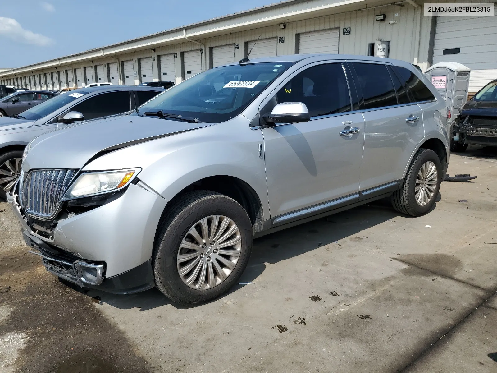 2015 Lincoln Mkx VIN: 2LMDJ6JK2FBL23815 Lot: 65362504