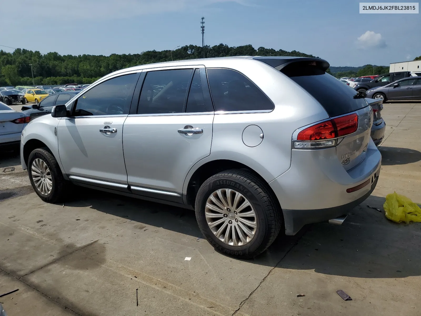 2015 Lincoln Mkx VIN: 2LMDJ6JK2FBL23815 Lot: 65362504