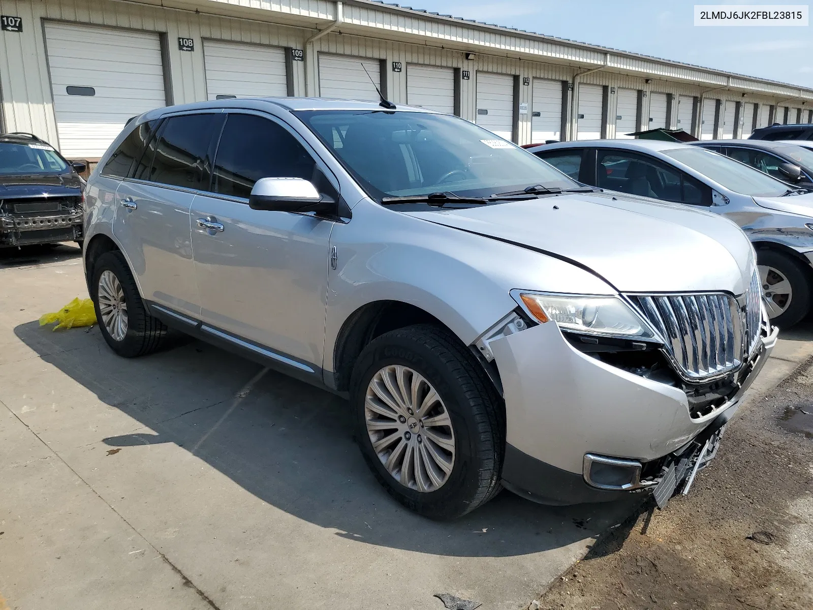 2015 Lincoln Mkx VIN: 2LMDJ6JK2FBL23815 Lot: 65362504