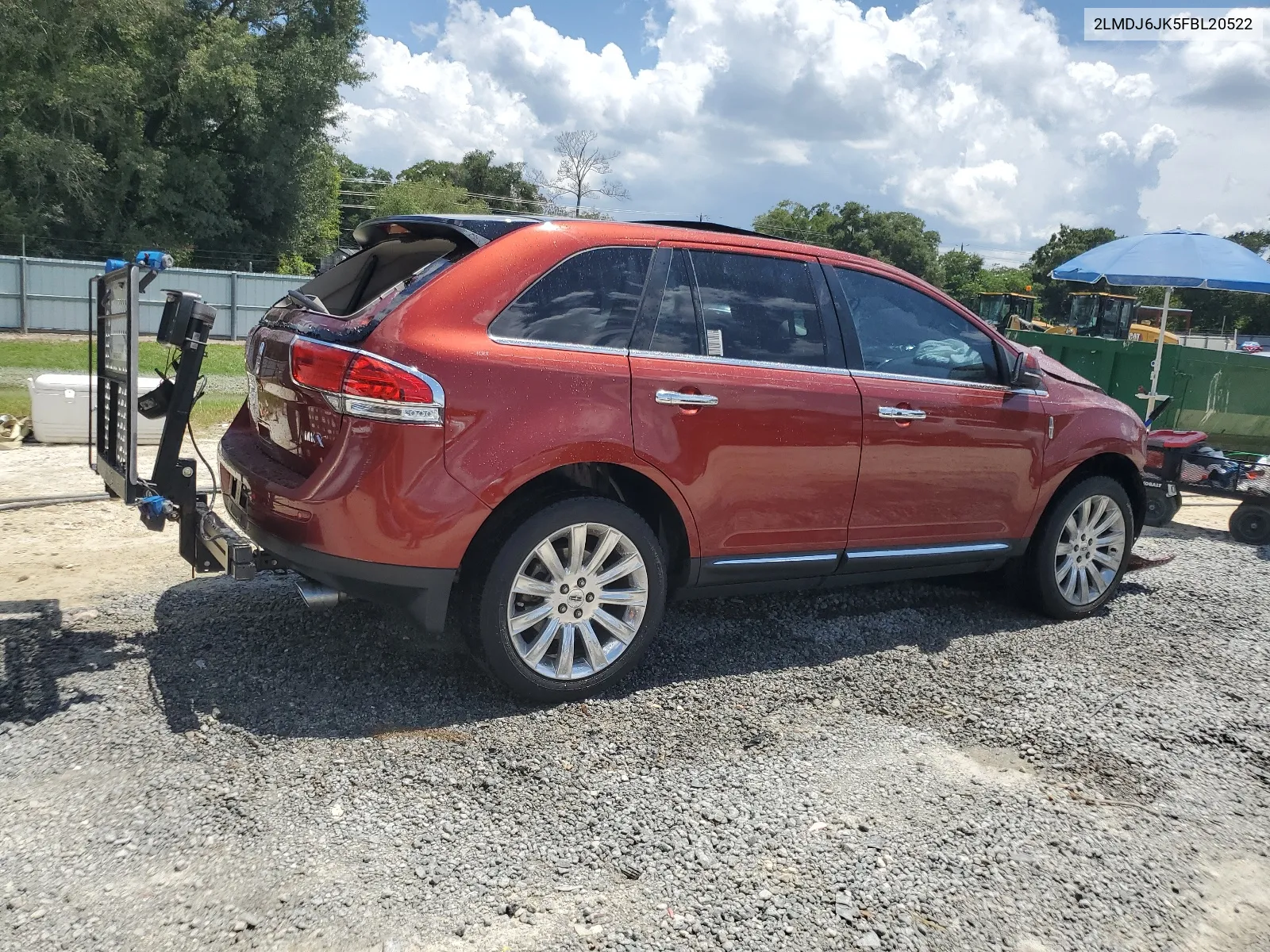 2015 Lincoln Mkx VIN: 2LMDJ6JK5FBL20522 Lot: 68059154