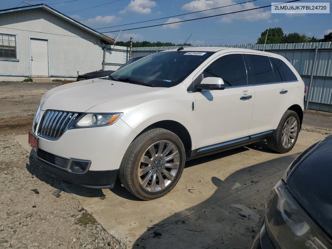 2015 Lincoln Mkx VIN: 2LMDJ6JK7FBL24720 Lot: 68234884