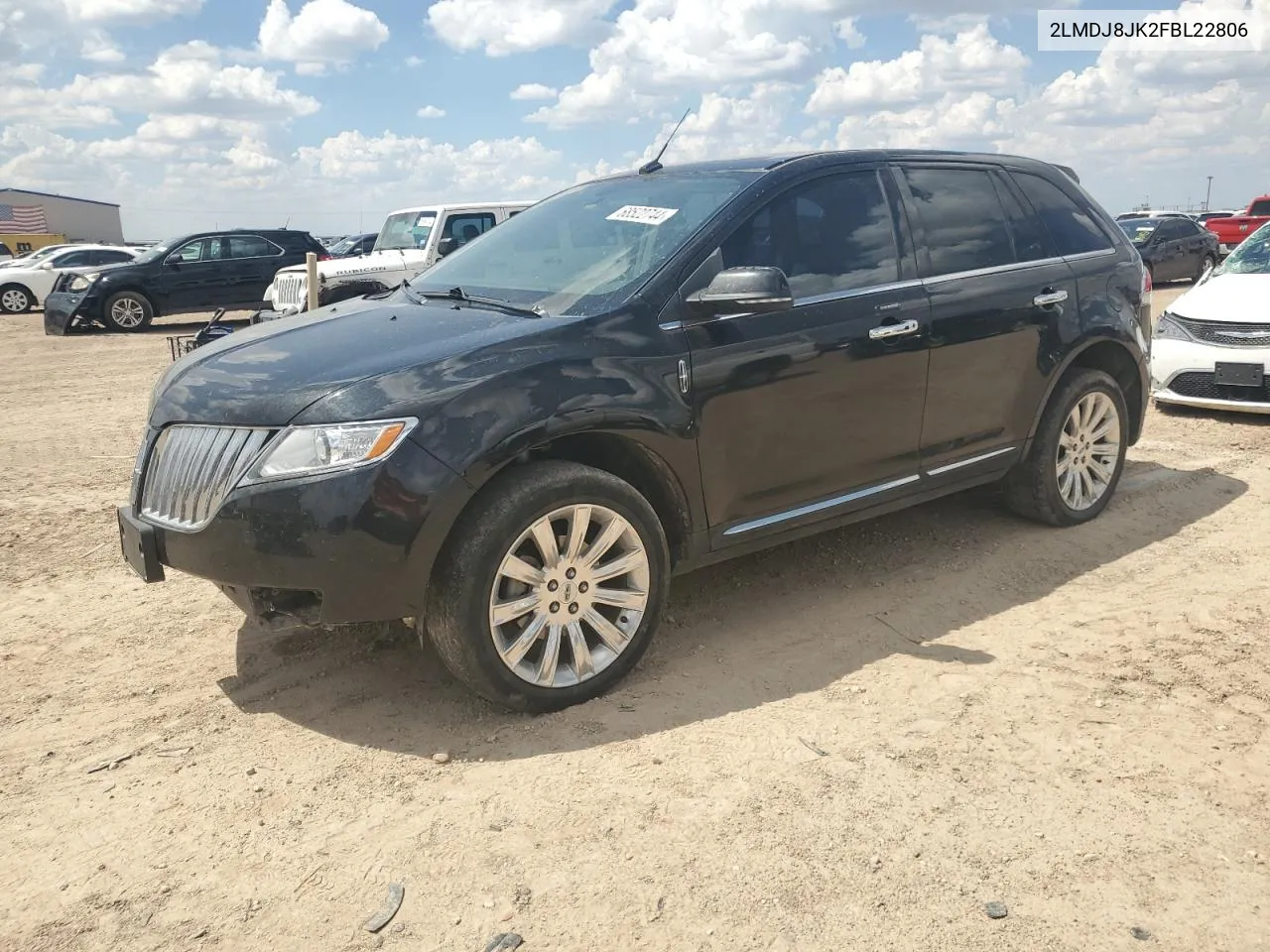 2015 Lincoln Mkx VIN: 2LMDJ8JK2FBL22806 Lot: 68522744