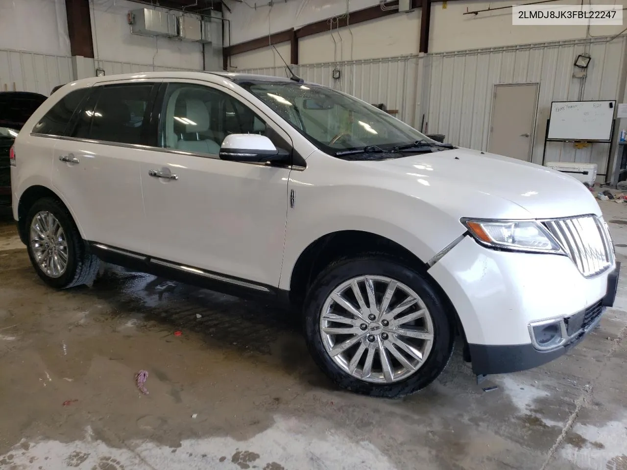 2015 Lincoln Mkx VIN: 2LMDJ8JK3FBL22247 Lot: 68911164