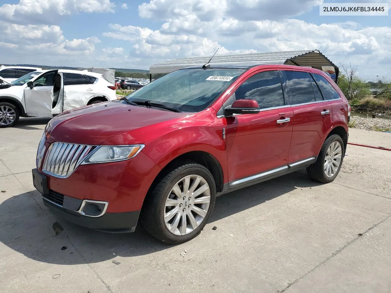 2015 Lincoln Mkx VIN: 2LMDJ6JK6FBL34445 Lot: 69674934