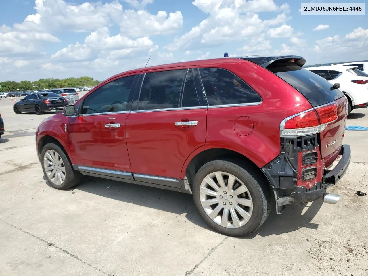 2015 Lincoln Mkx VIN: 2LMDJ6JK6FBL34445 Lot: 69674934