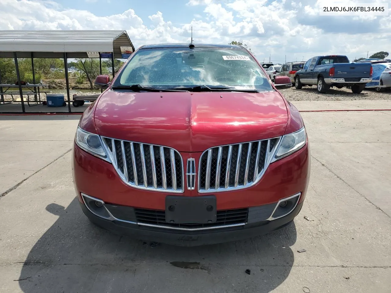 2LMDJ6JK6FBL34445 2015 Lincoln Mkx