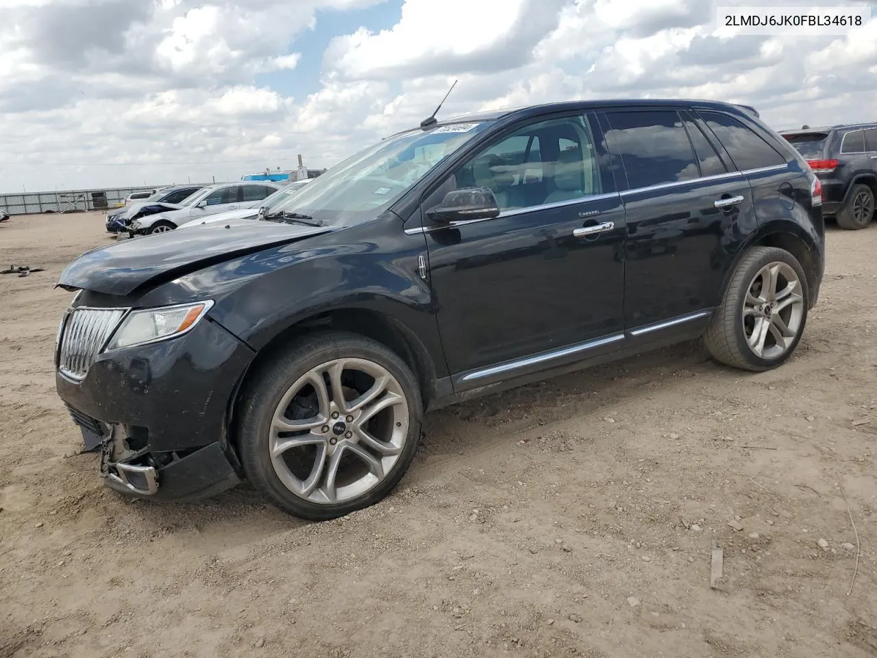 2015 Lincoln Mkx VIN: 2LMDJ6JK0FBL34618 Lot: 70524694