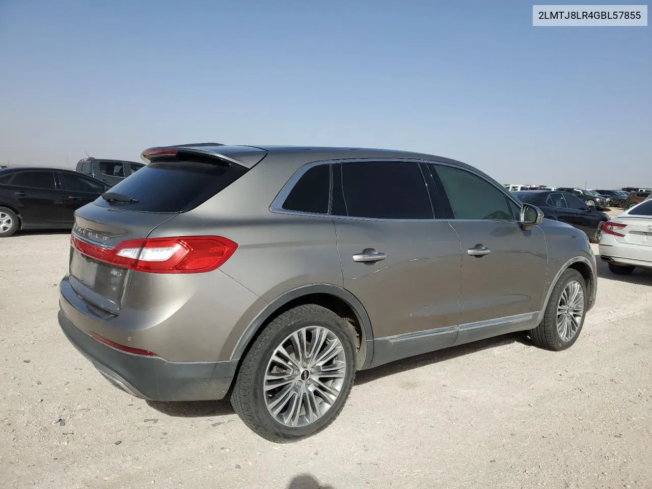 2016 Lincoln Mkx Reserve VIN: 2LMTJ8LR4GBL57855 Lot: 37809214