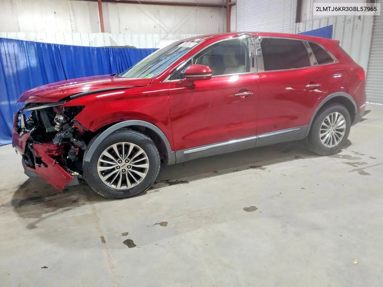 2LMTJ6KR3GBL57965 2016 Lincoln Mkx Select