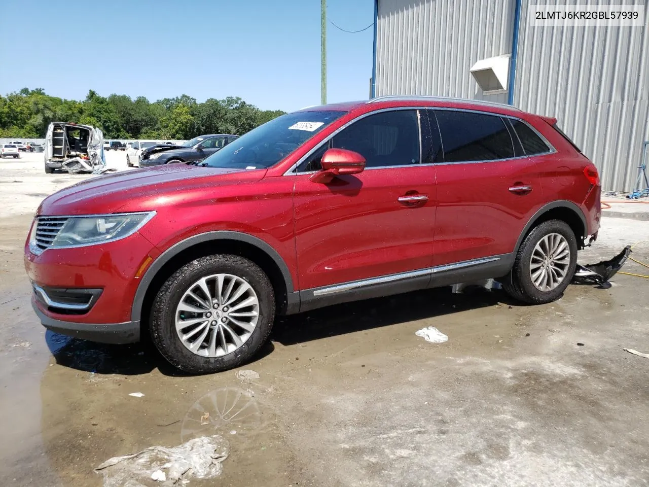 2016 Lincoln Mkx Select VIN: 2LMTJ6KR2GBL57939 Lot: 50836454