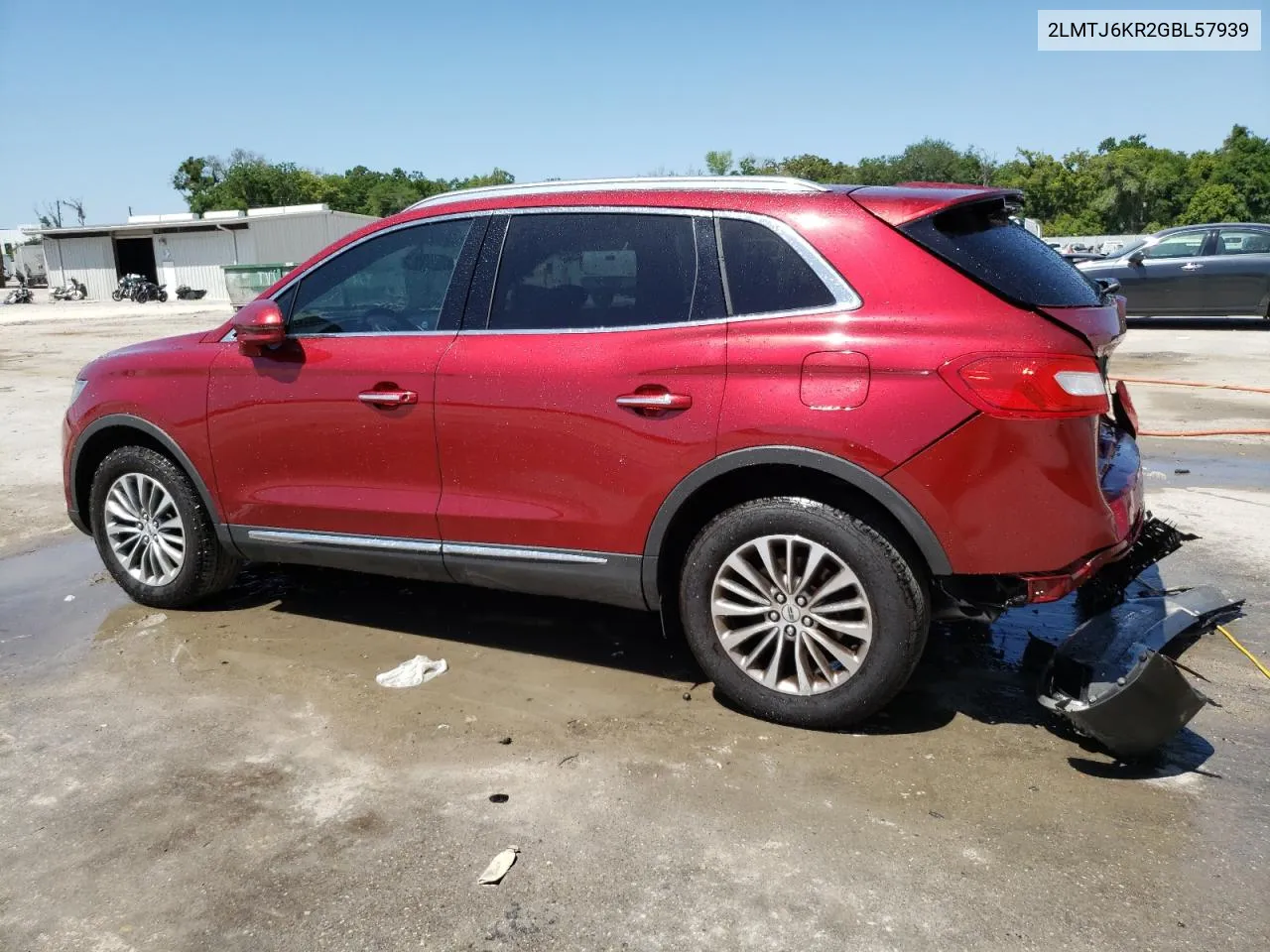 2LMTJ6KR2GBL57939 2016 Lincoln Mkx Select