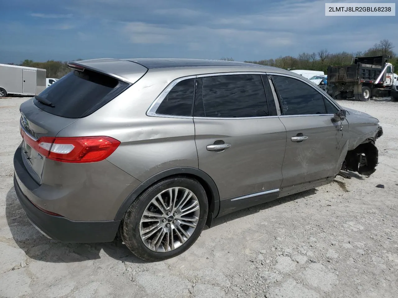 2016 Lincoln Mkx Reserve VIN: 2LMTJ8LR2GBL68238 Lot: 51225284