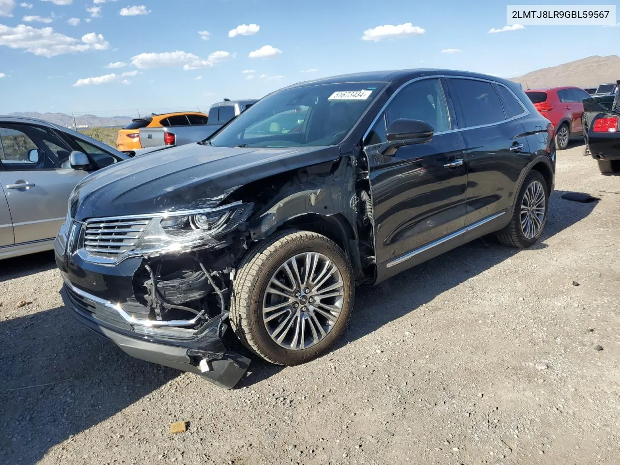 2LMTJ8LR9GBL59567 2016 Lincoln Mkx Reserve