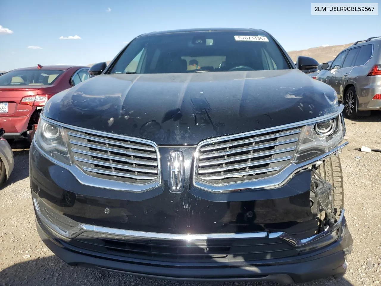 2016 Lincoln Mkx Reserve VIN: 2LMTJ8LR9GBL59567 Lot: 51673434