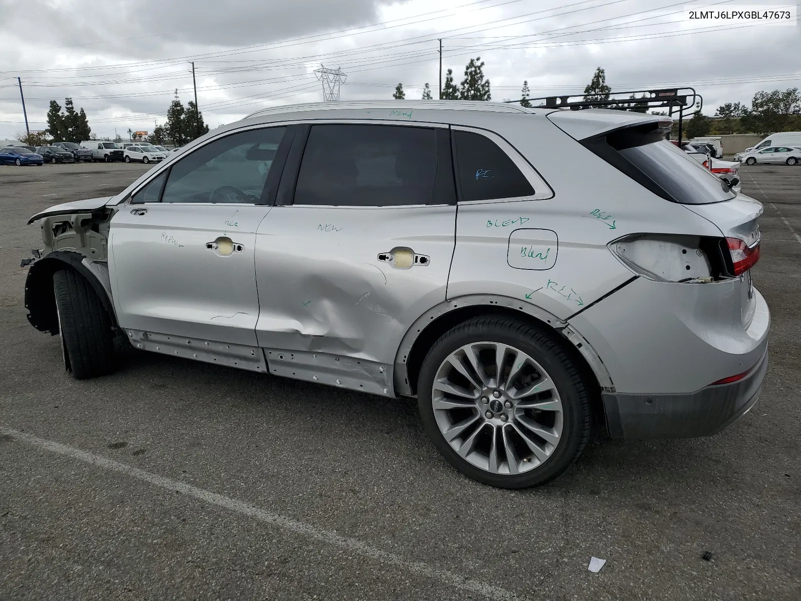 2LMTJ6LPXGBL47673 2016 Lincoln Mkx Reserve