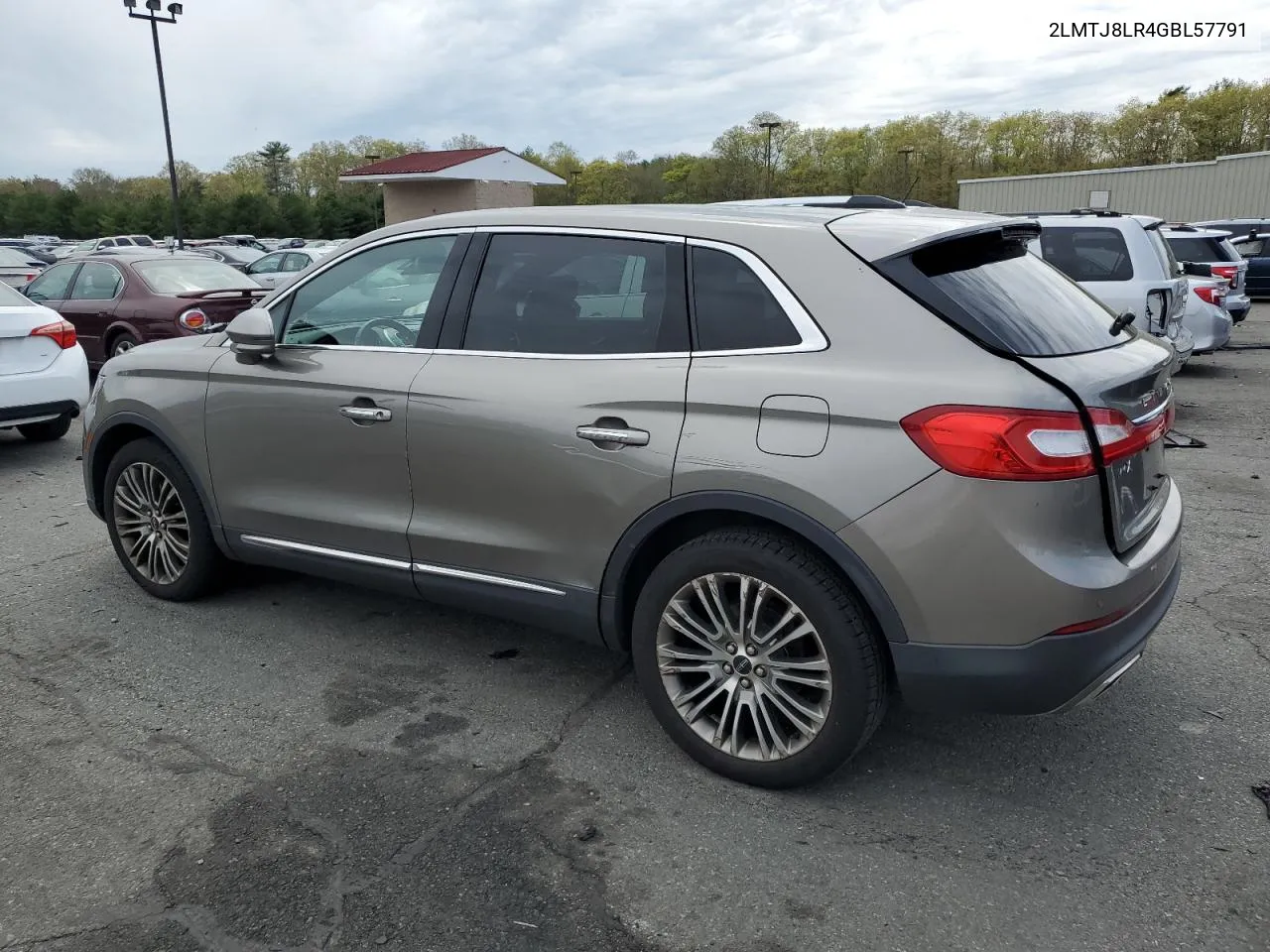 2016 Lincoln Mkx Reserve VIN: 2LMTJ8LR4GBL57791 Lot: 52800544