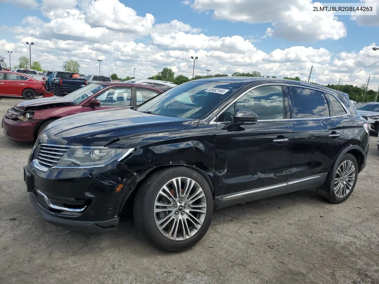 2LMTJ8LR2GBL44263 2016 Lincoln Mkx Reserve