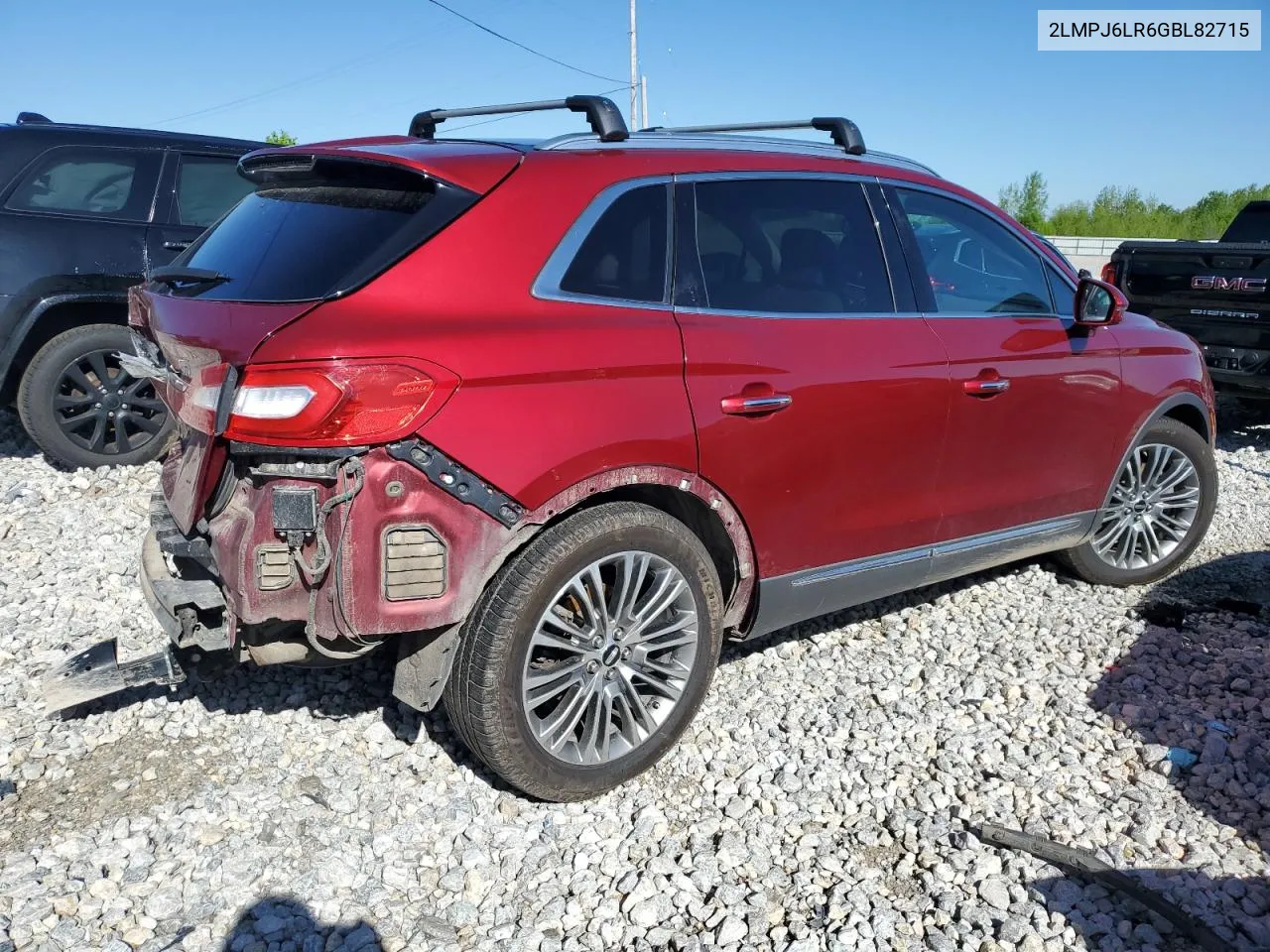 2LMPJ6LR6GBL82715 2016 Lincoln Mkx Reserve