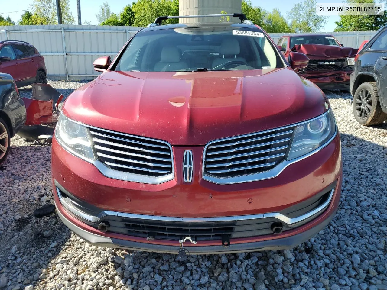 2LMPJ6LR6GBL82715 2016 Lincoln Mkx Reserve