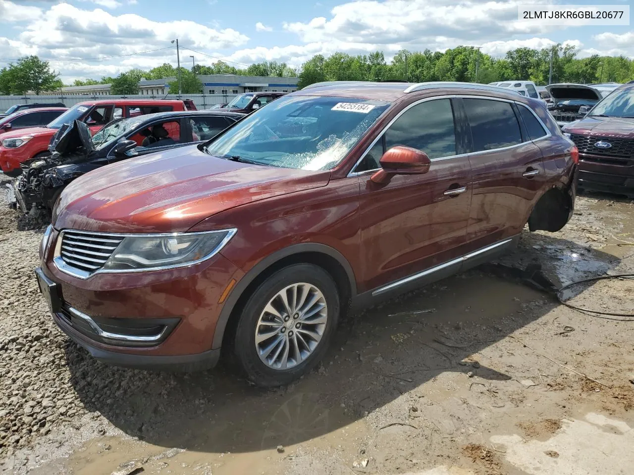 2016 Lincoln Mkx Select VIN: 2LMTJ8KR6GBL20677 Lot: 54255184