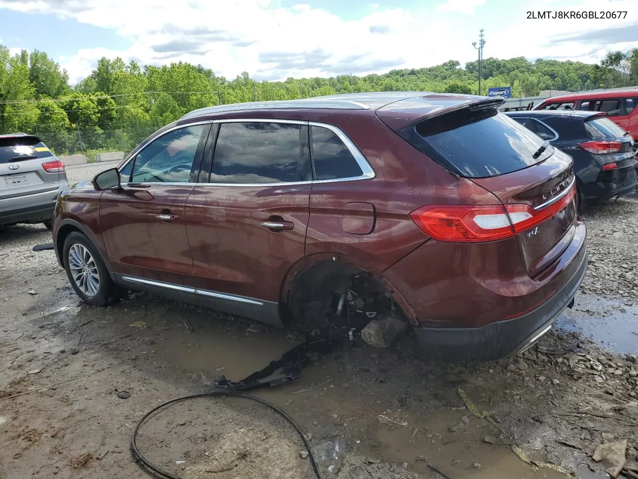 2LMTJ8KR6GBL20677 2016 Lincoln Mkx Select